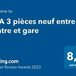 ENA 3 pièces neuf entre centre et gare