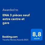 ENA 3 pièces neuf entre centre et gare